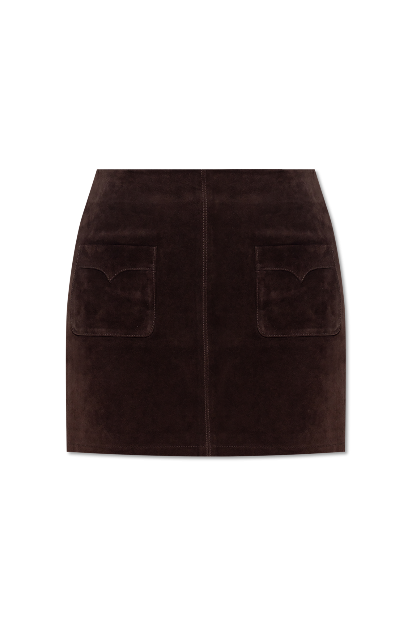 スカート ZADIG&VOLTAIRE JAIME SUEDE SKIRT Black Skirt 
